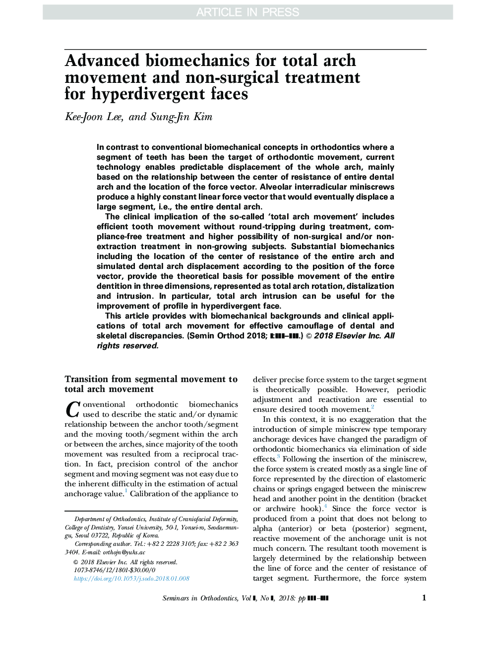 Advanced biomechanics for total arch movement and non-surgical treatment for hyperdivergent faces