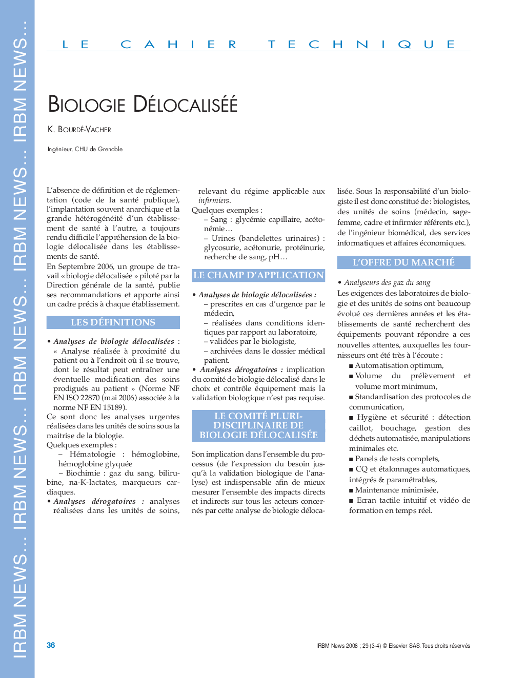 Biologie Délocaliséé