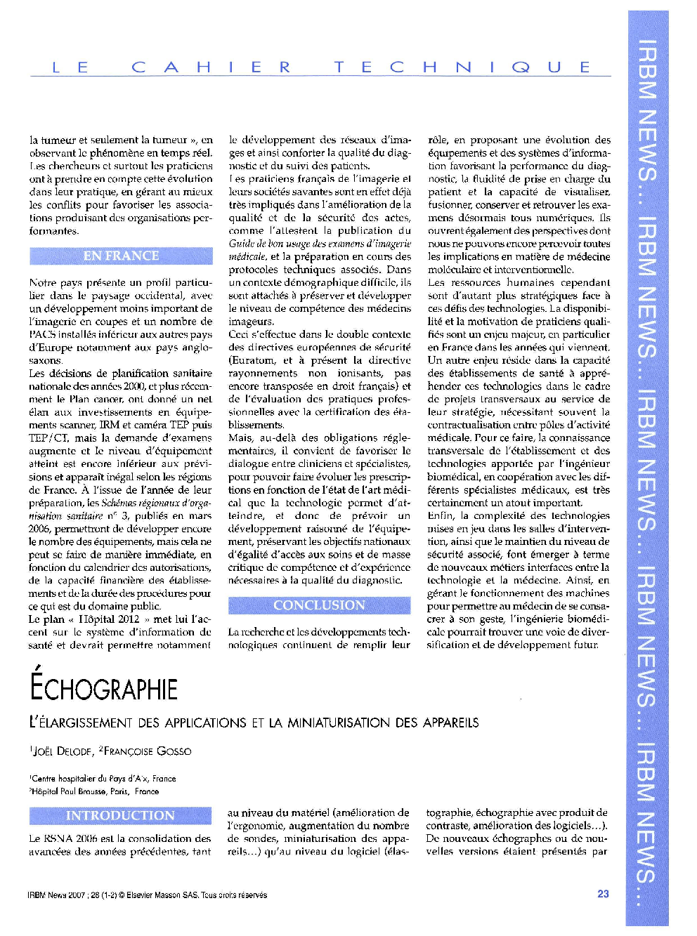 عکس صفحه اول مقاله: L'élargissement des applications et la miniaturisation des appareils L'élargissement des applications et la miniaturisation des appareils