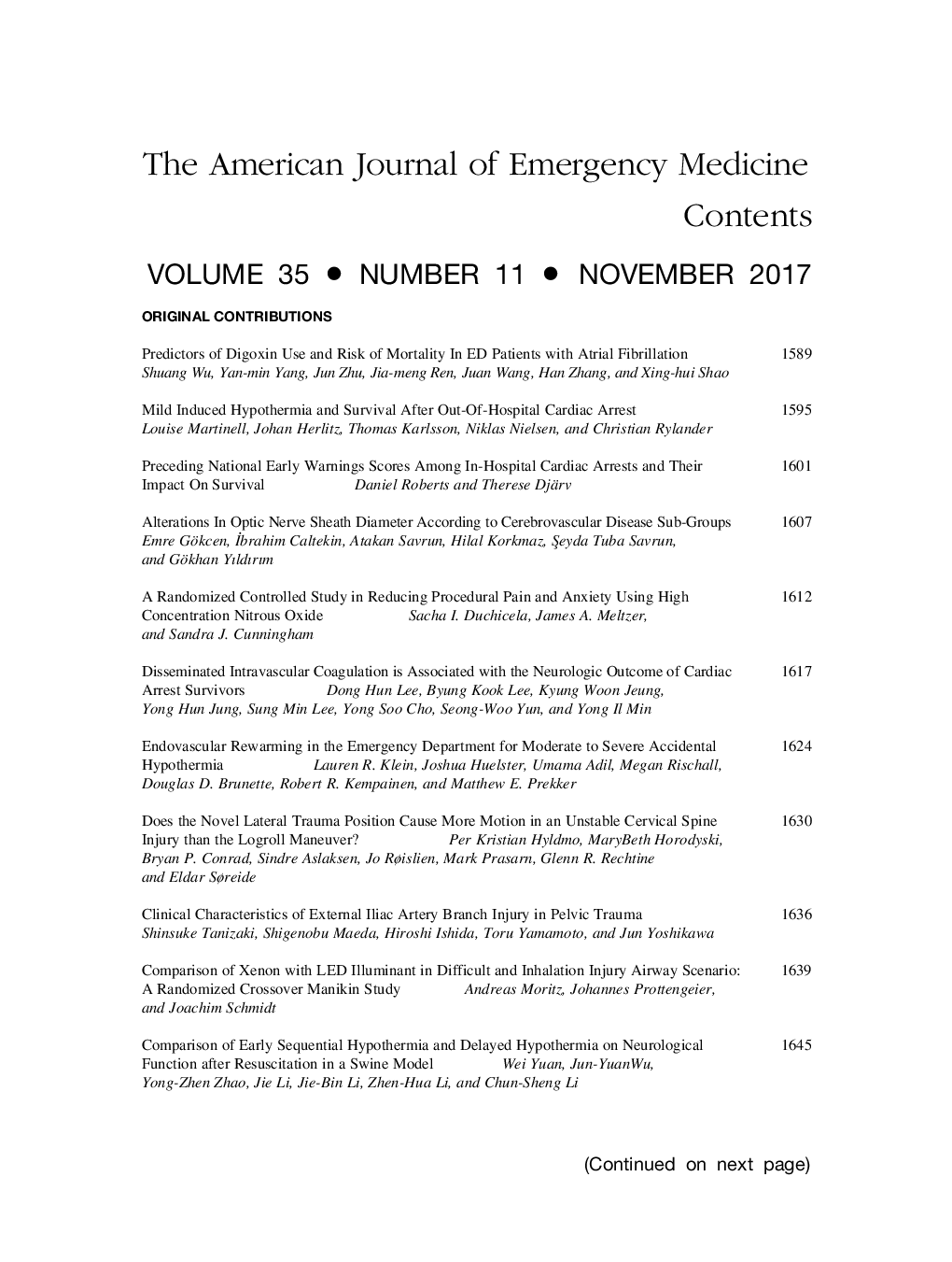 عکس صفحه اول مقاله: Table of Contents Table of Contents