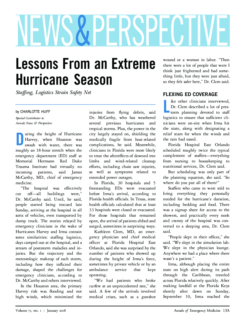 Lessons From an Extreme Hurricane Season