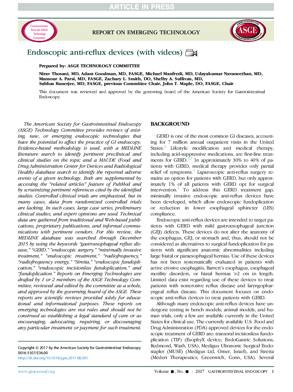 Endoscopic anti-reflux devices (with videos)