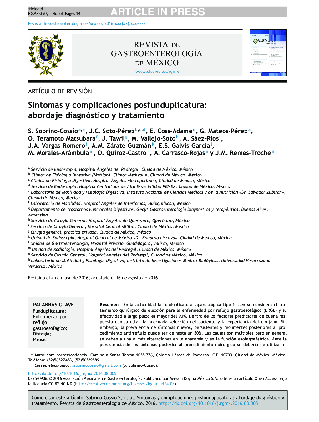 SÃ­ntomas y complicaciones posfunduplicatura: abordaje diagnóstico y tratamiento