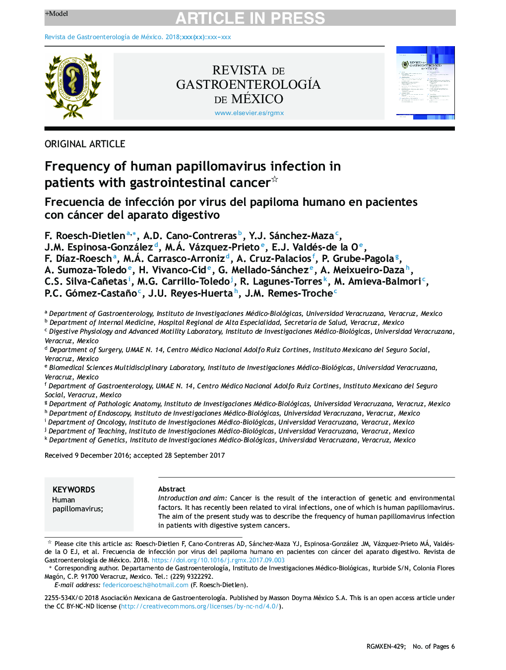 فراوانی عفونت ویروس پاپیلومای مردانه در بیماران مبتلا به سرطان معده 