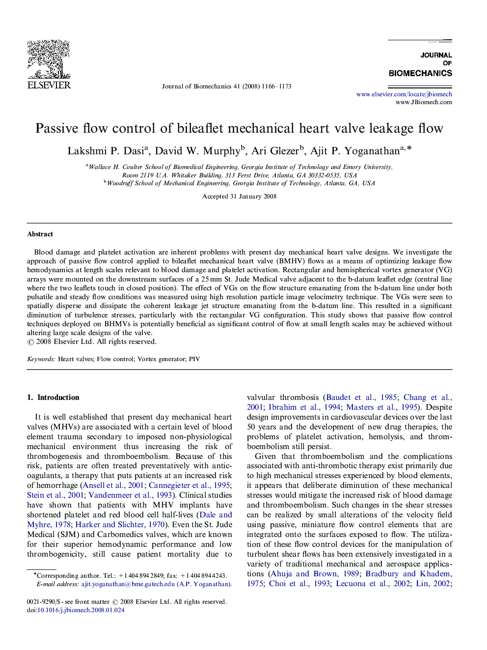 Passive flow control of bileaflet mechanical heart valve leakage flow