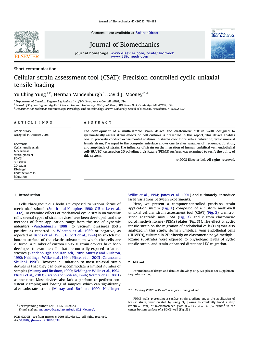 Cellular strain assessment tool (CSAT): Precision-controlled cyclic uniaxial tensile loading