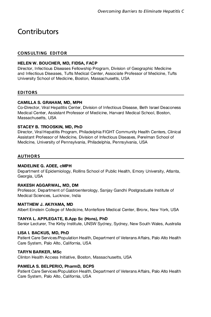 Contributors