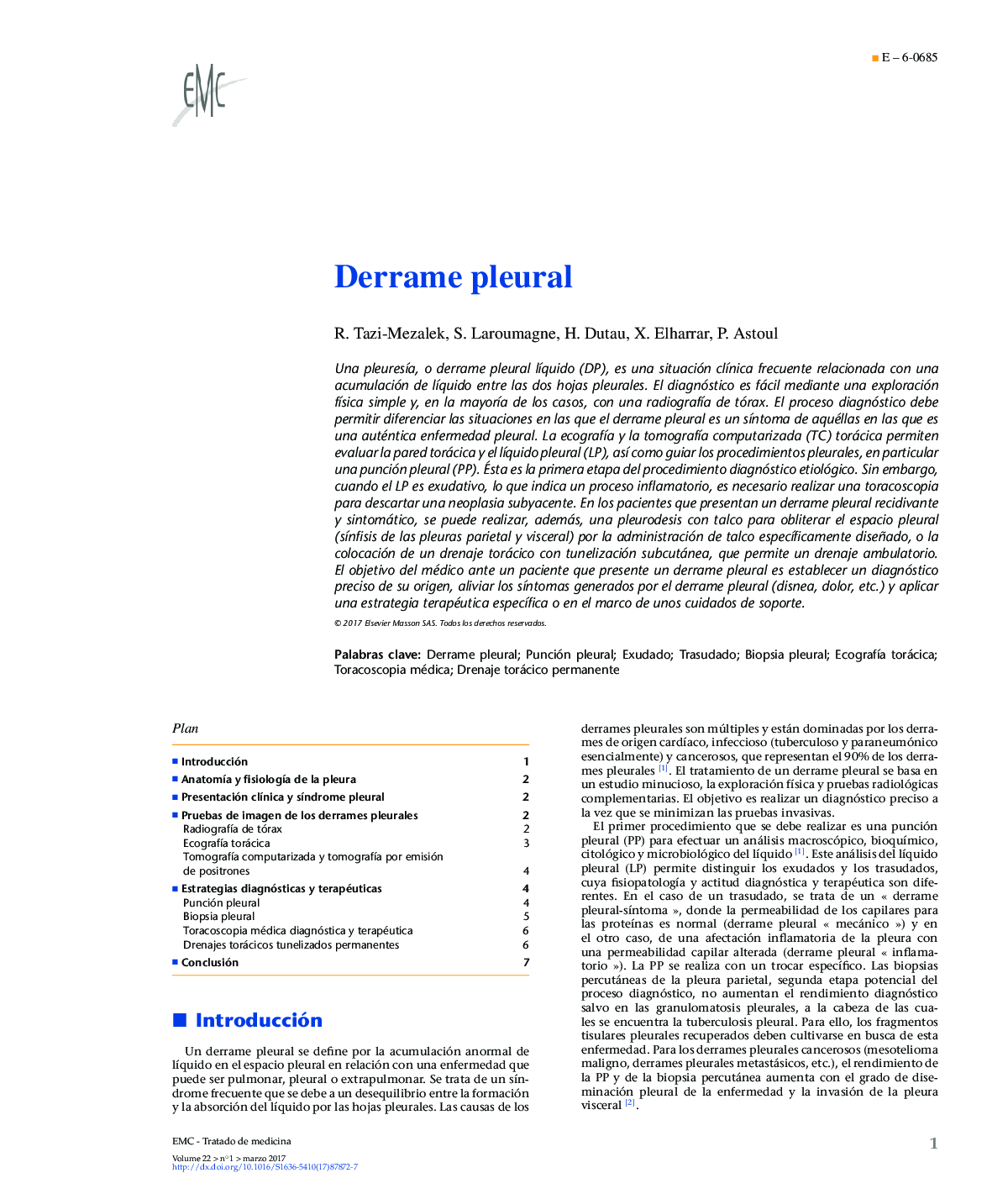 Derrame pleural