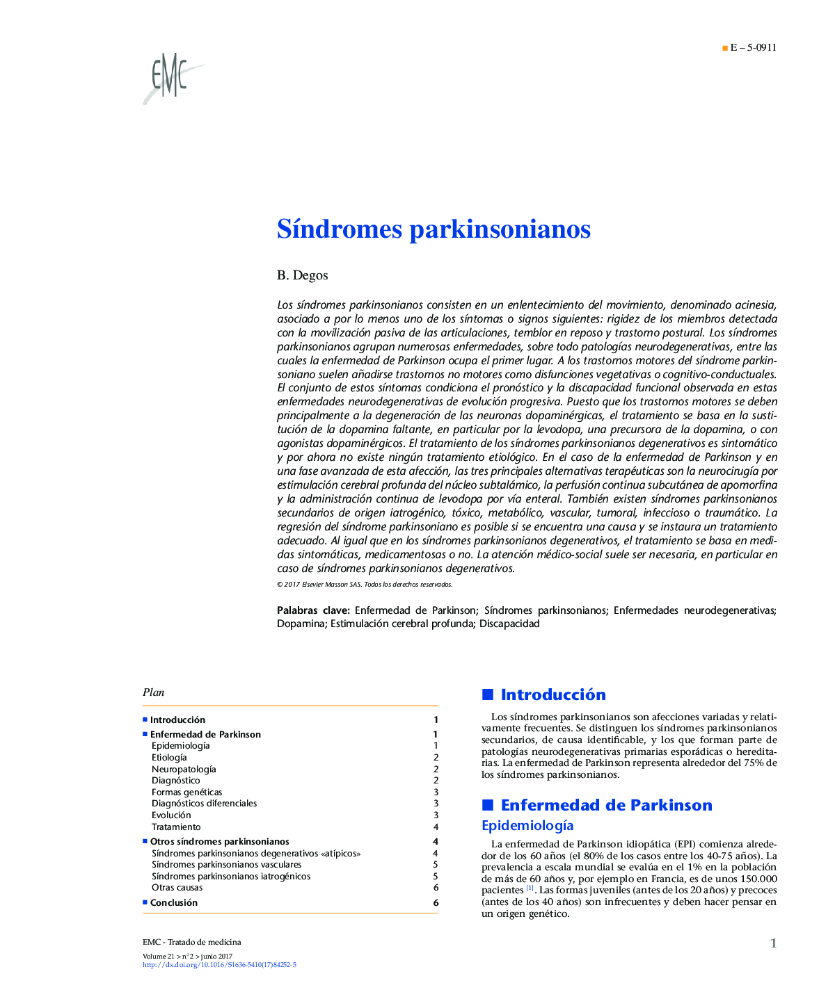 SÃ­ndromes parkinsonianos