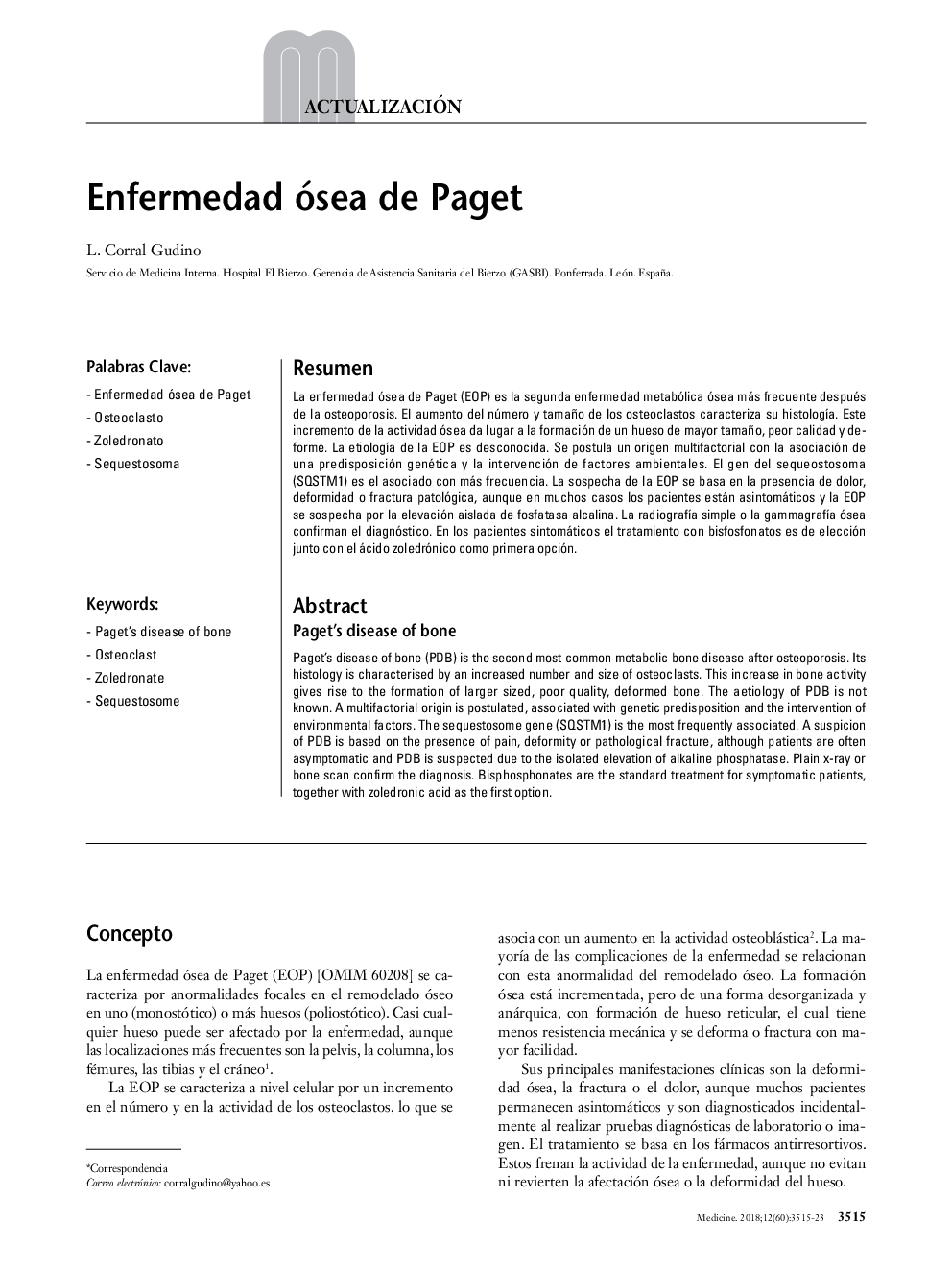 Enfermedad ósea de Paget