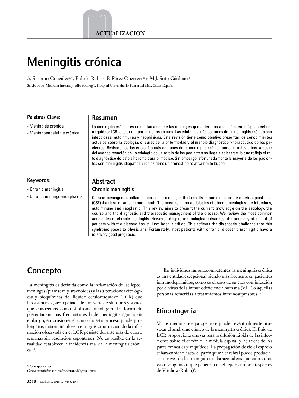 Meningitis crónica