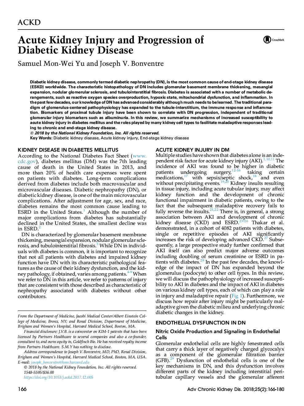 Acute Kidney Injury and Progression of Diabetic Kidney Disease