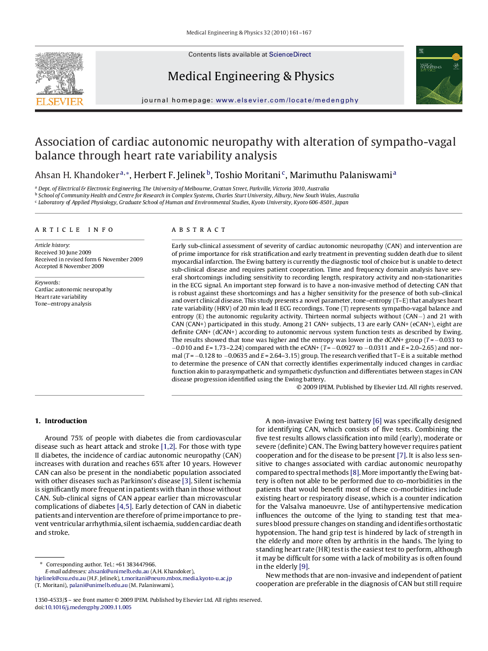 Association of cardiac autonomic neuropathy with alteration of sympatho-vagal balance through heart rate variability analysis