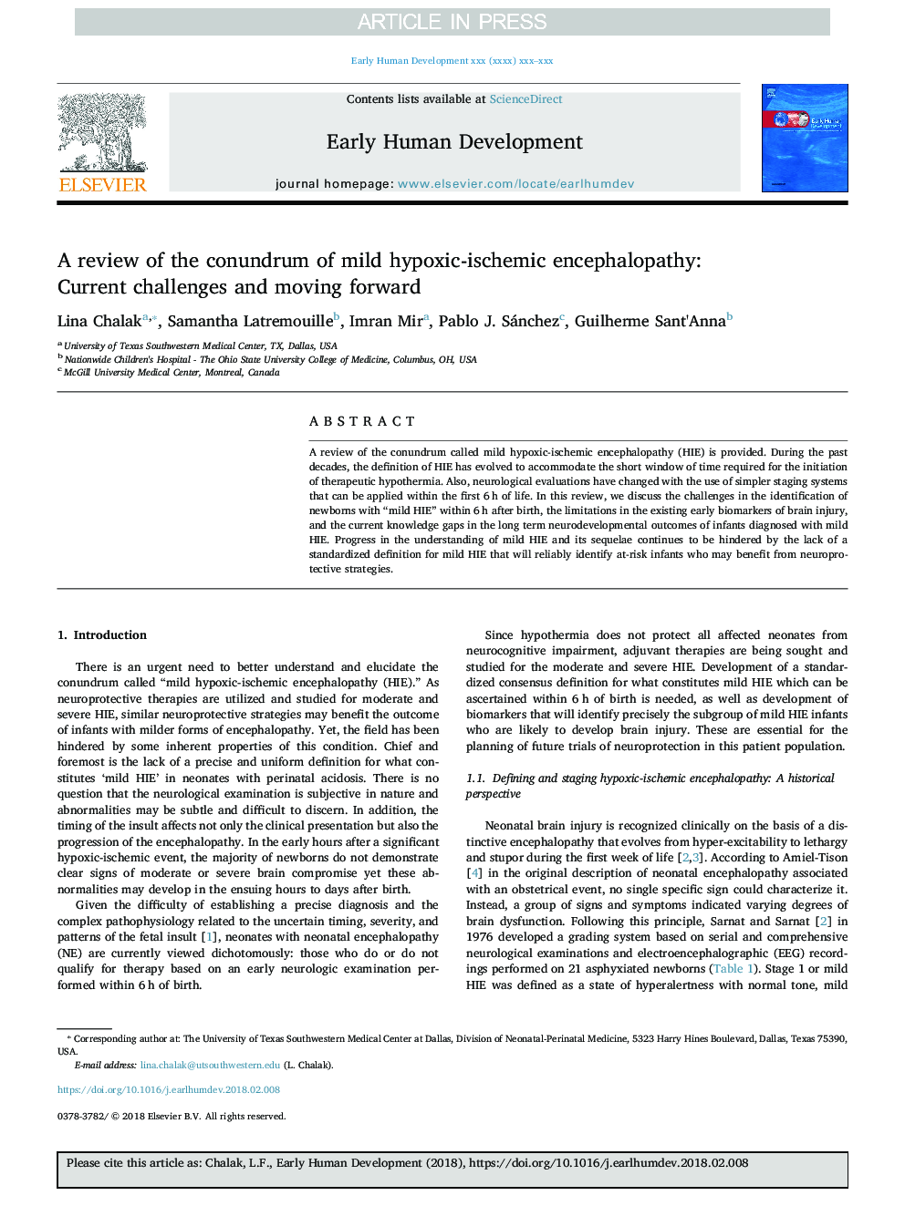 A review of the conundrum of mild hypoxic-ischemic encephalopathy: Current challenges and moving forward