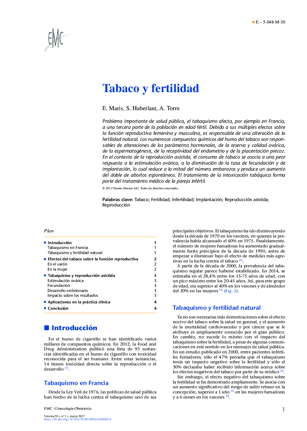 Tabaco y fertilidad