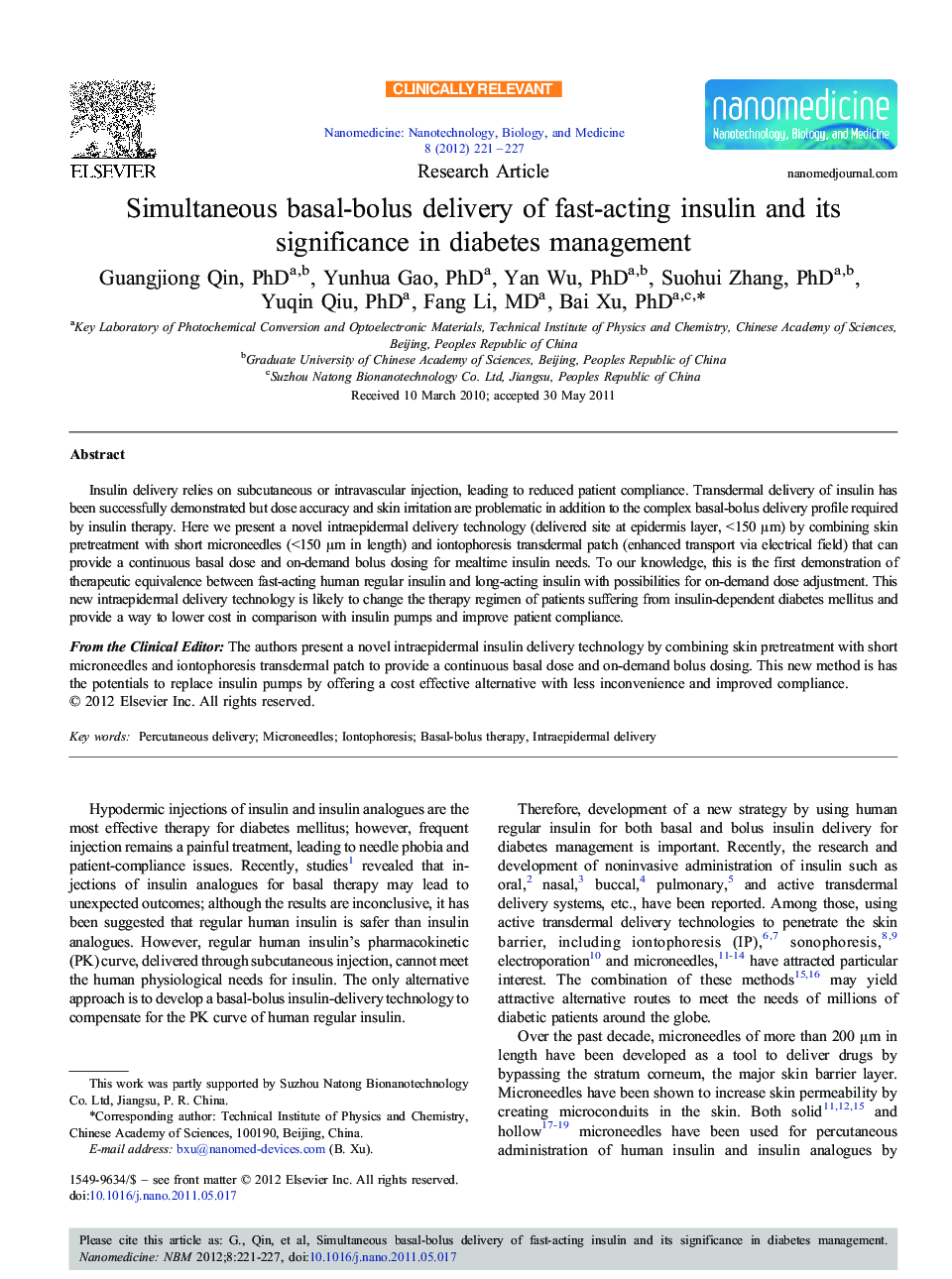 Simultaneous basal-bolus delivery of fast-acting insulin and its significance in diabetes management 