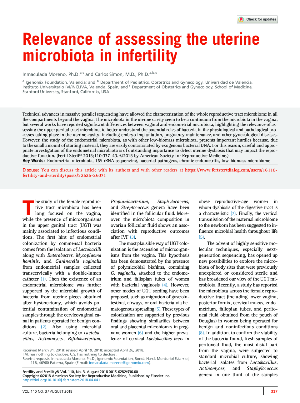 اهمیت ارزیابی میکروبیوتا رحم در ناباروری 