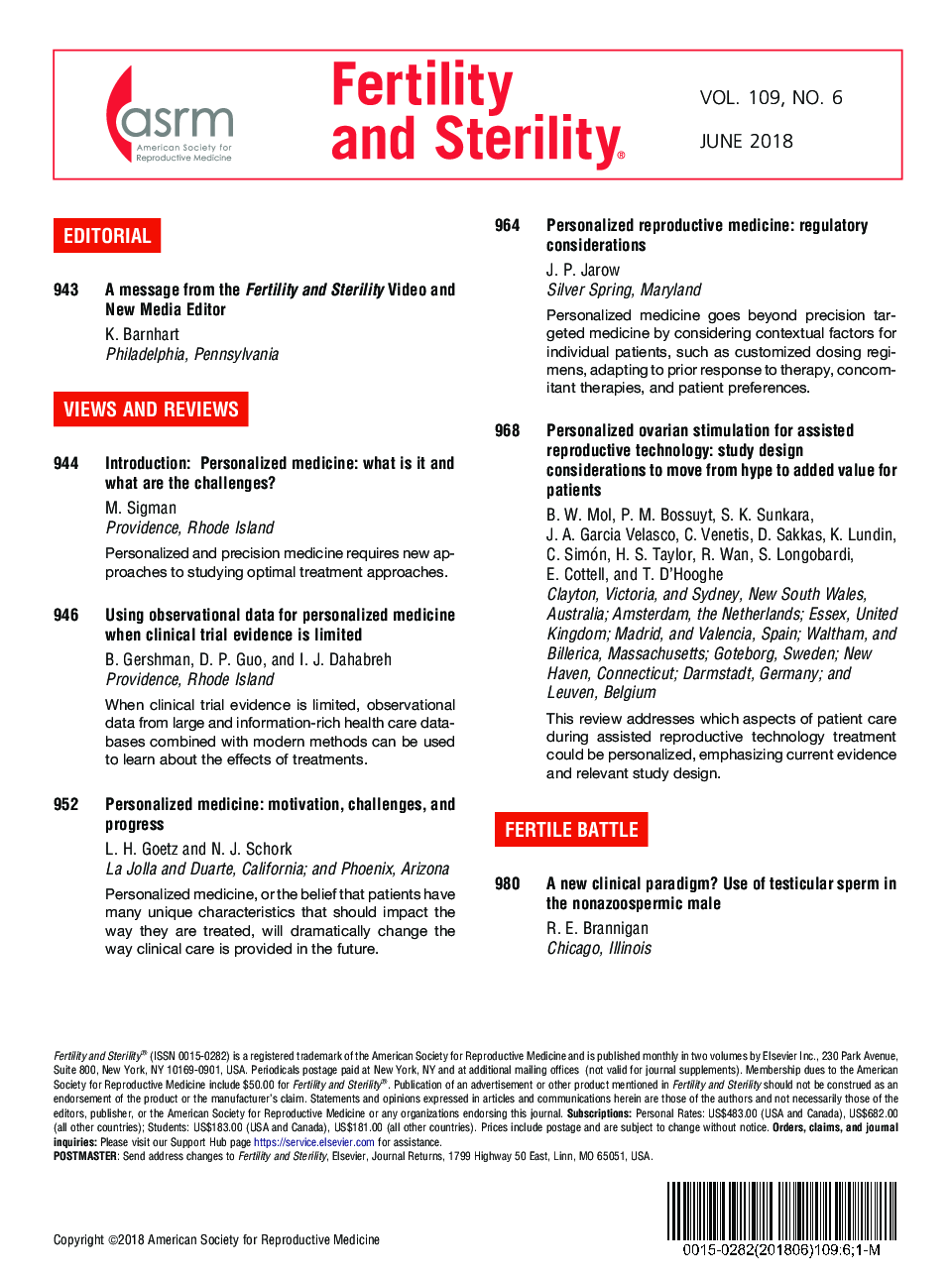 Table of Contents