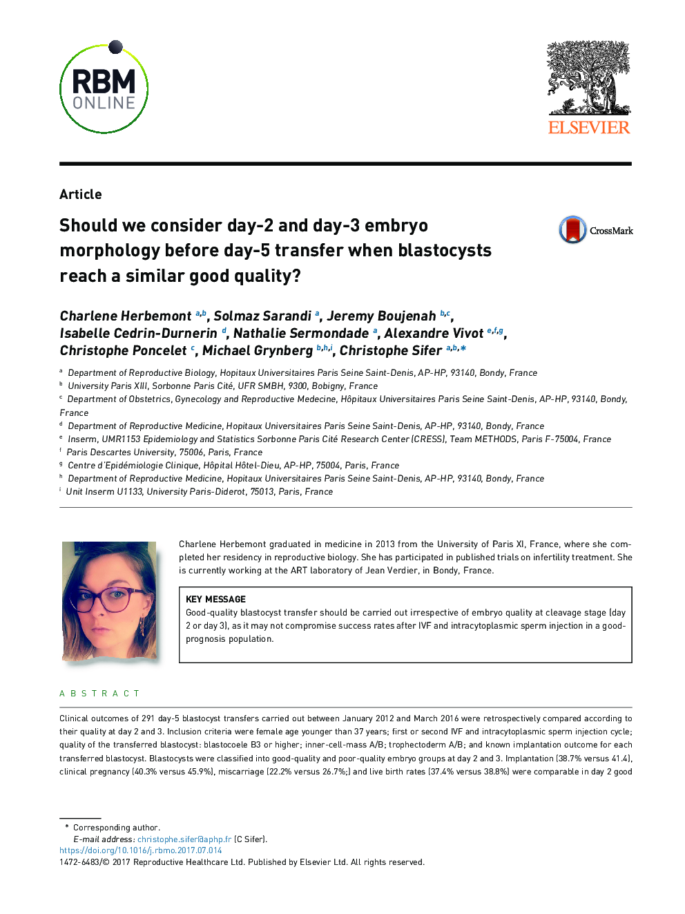 Should we consider day-2 and day-3 embryo morphology before day-5 transfer when blastocysts reach a similar good quality?