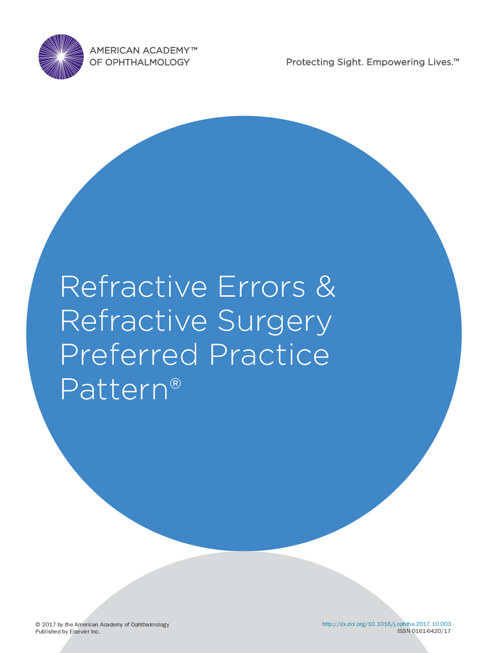 Refractive Errors & Refractive Surgery Preferred Practice Pattern®