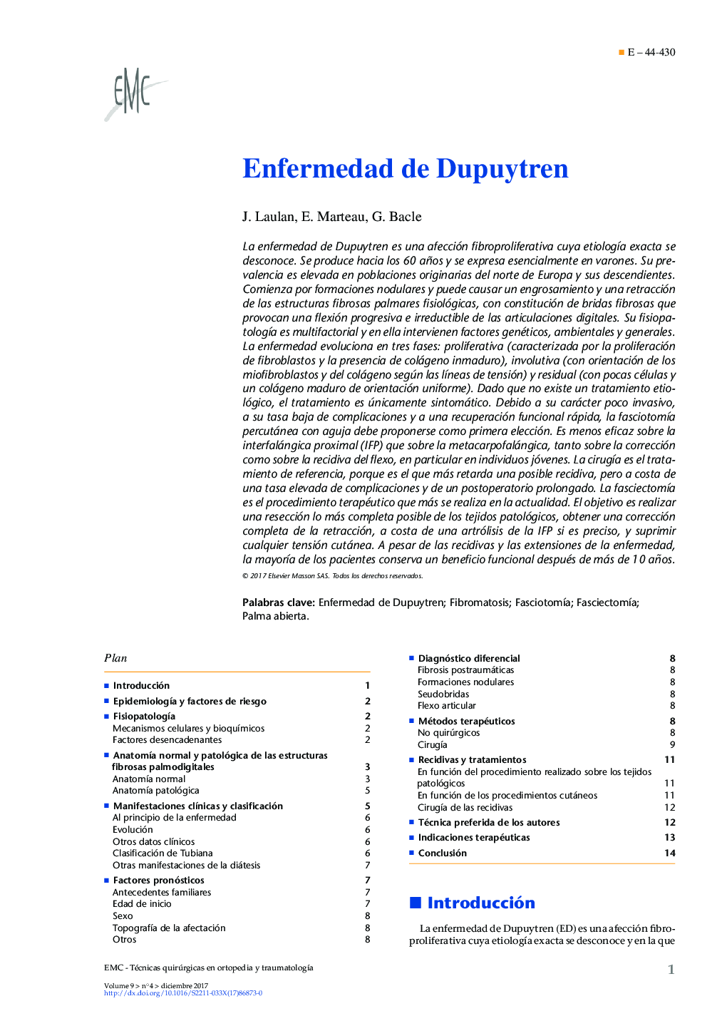 Enfermedad de Dupuytren