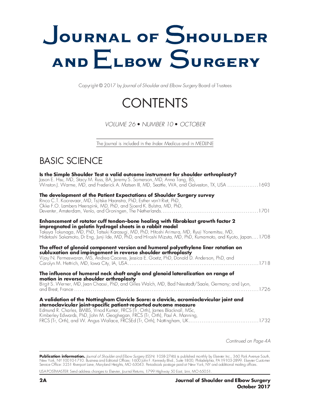 Table of Contents