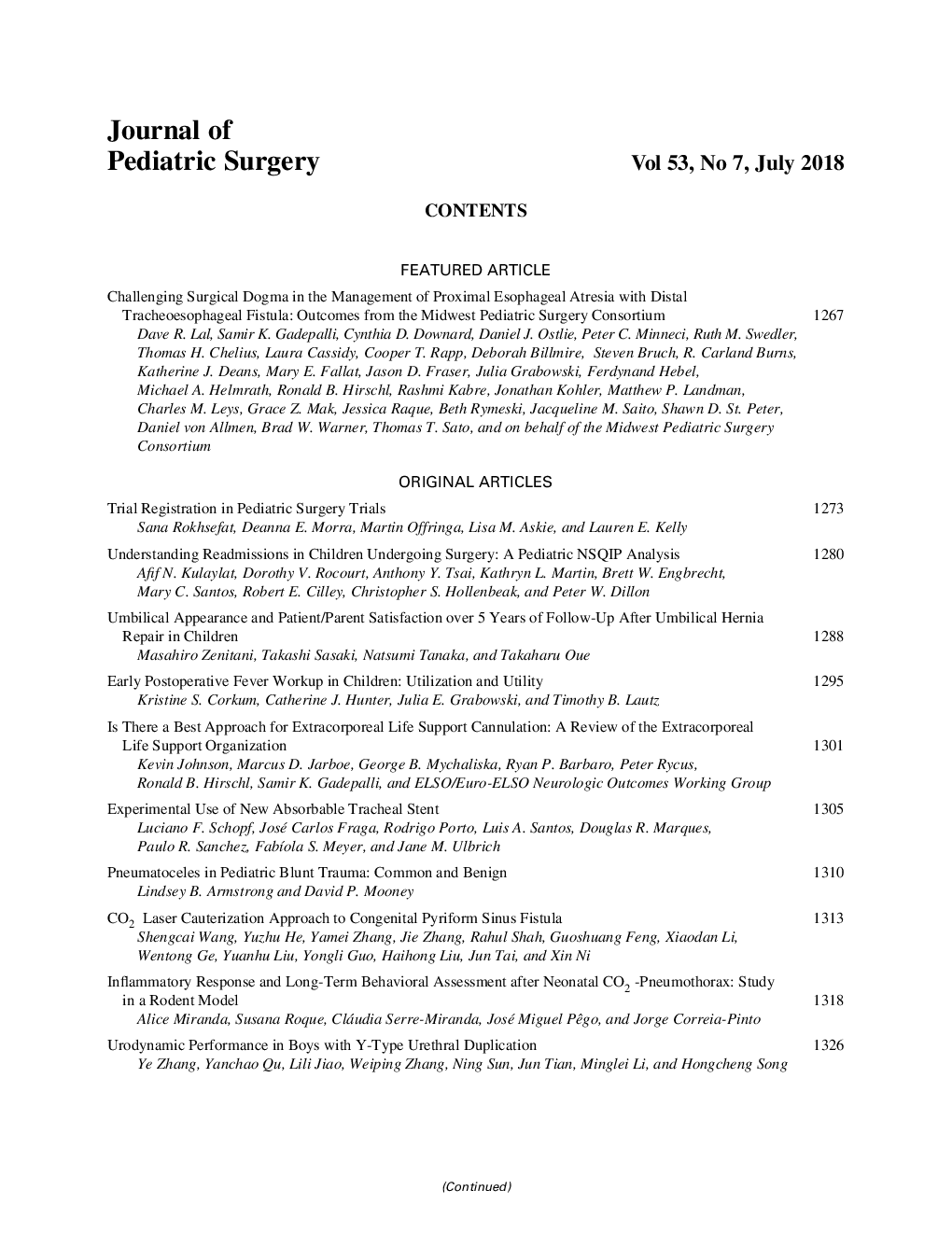 Table of Contents
