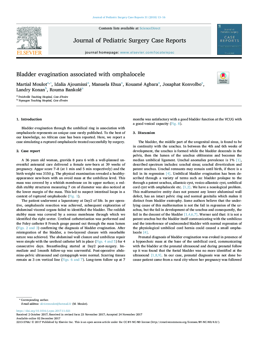 Bladder evagination associated with omphalocele