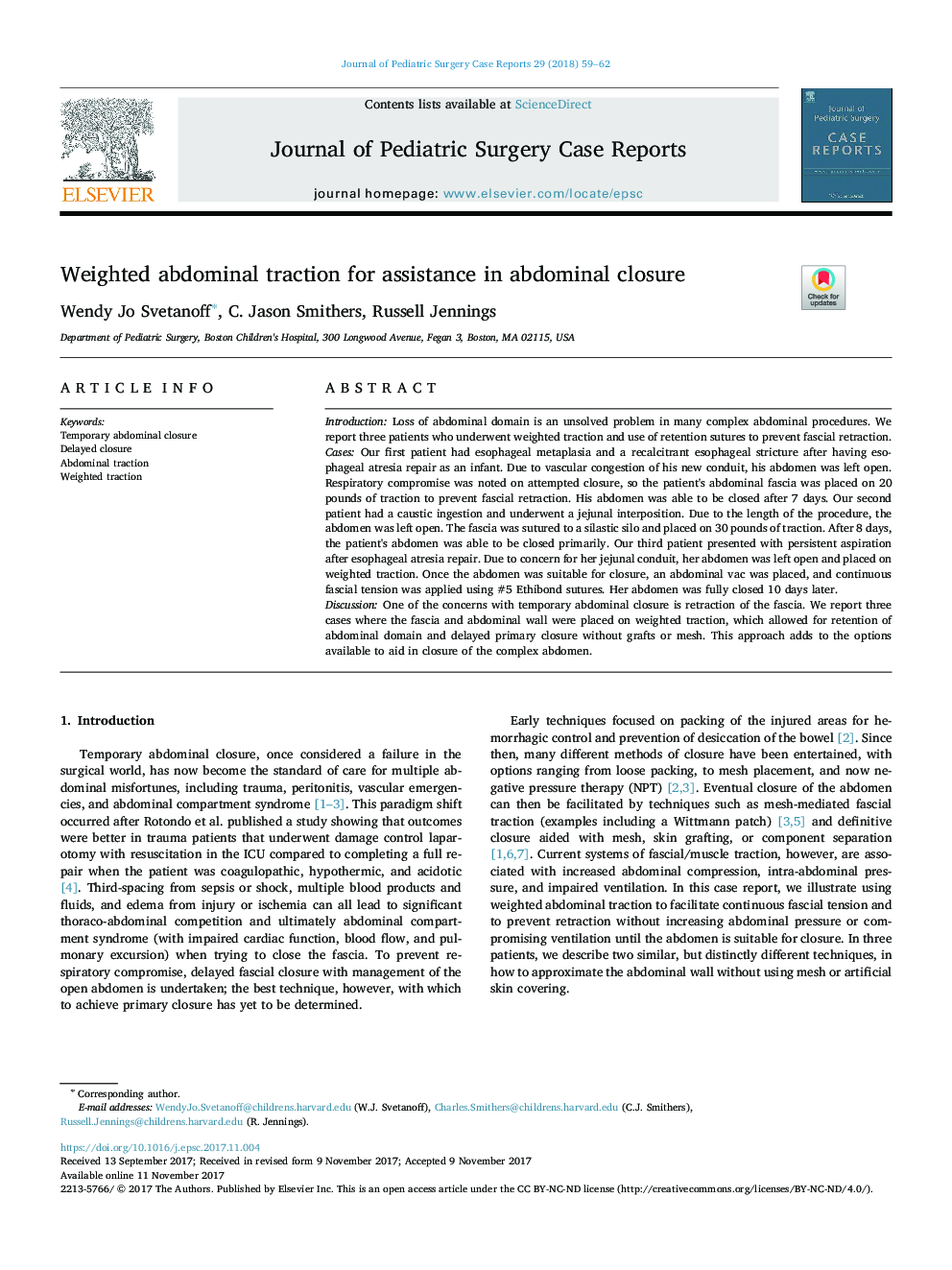 Weighted abdominal traction for assistance in abdominal closure