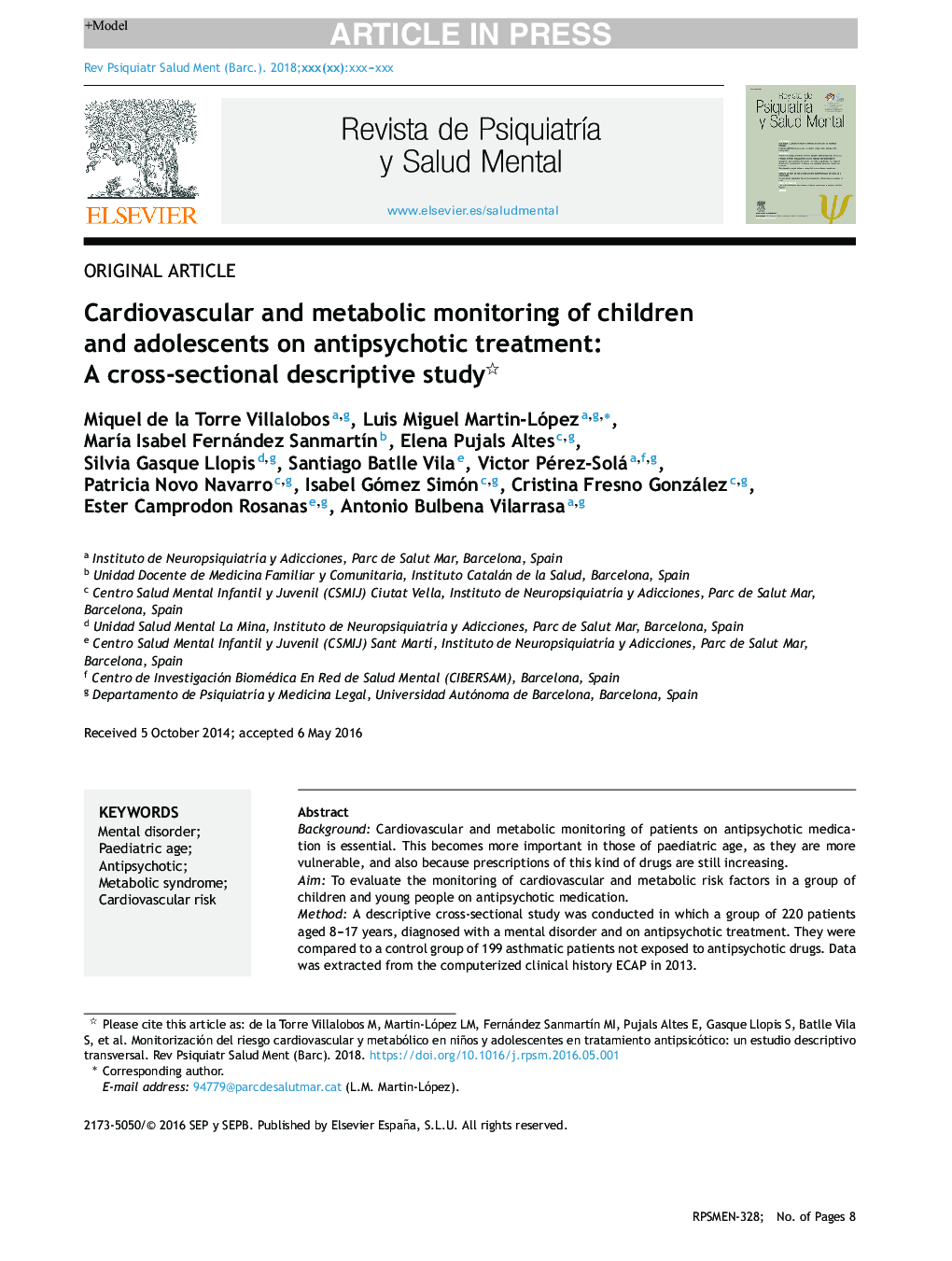 نظارت بر قلب و عروق و متابولیسم کودکان و نوجوانان در مورد درمان ضد پیری: یک مطالعه توصیفی مقطعی 