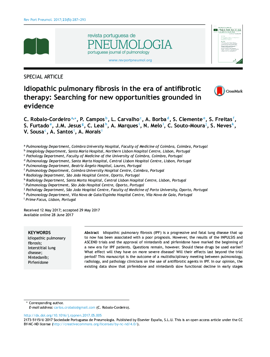 Idiopathic pulmonary fibrosis in the era of antifibrotic therapy: Searching for new opportunities grounded in evidence