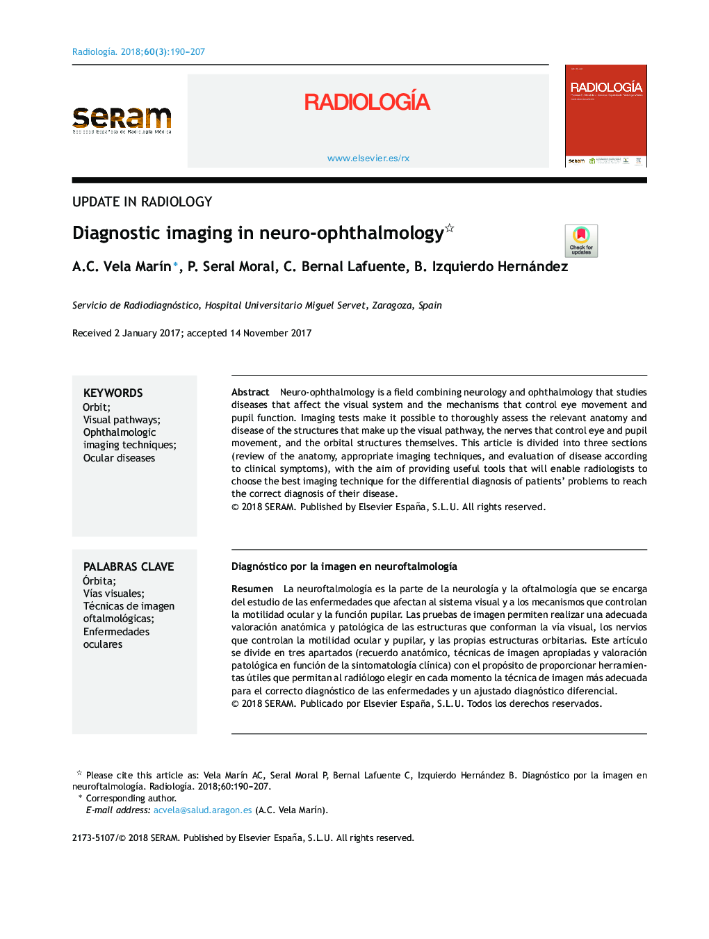 Diagnostic imaging in neuro-ophthalmology