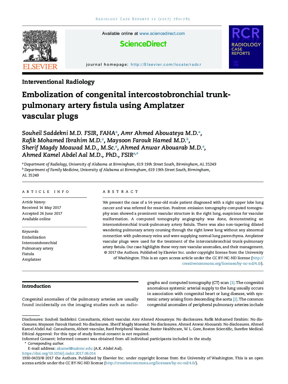 Embolization of congenital intercostobronchial trunk-pulmonary artery fistula using Amplatzer vascular plugs