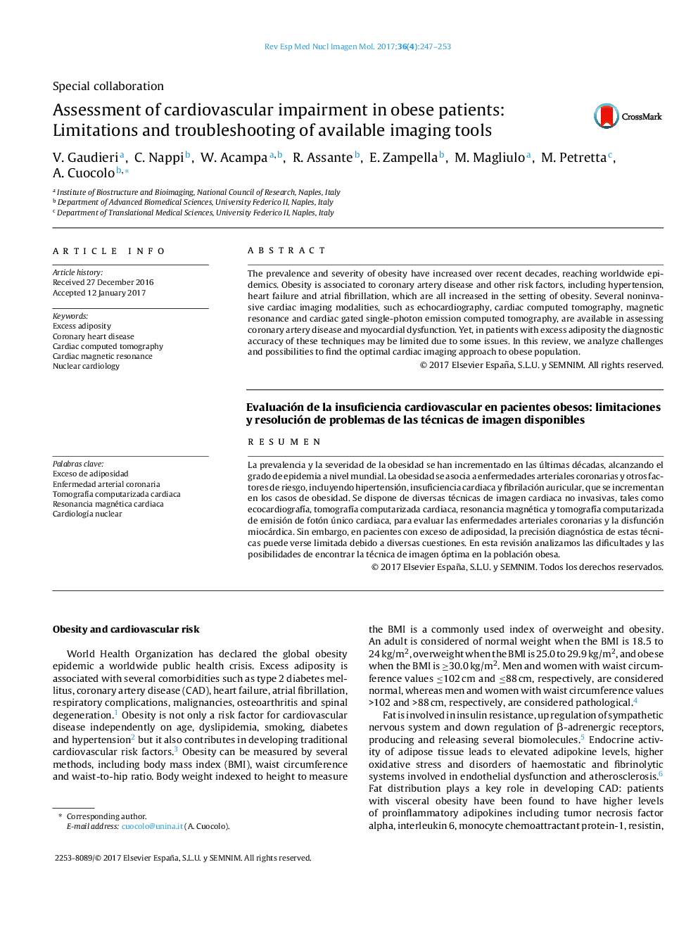 Assessment of cardiovascular impairment in obese patients: Limitations and troubleshooting of available imaging tools