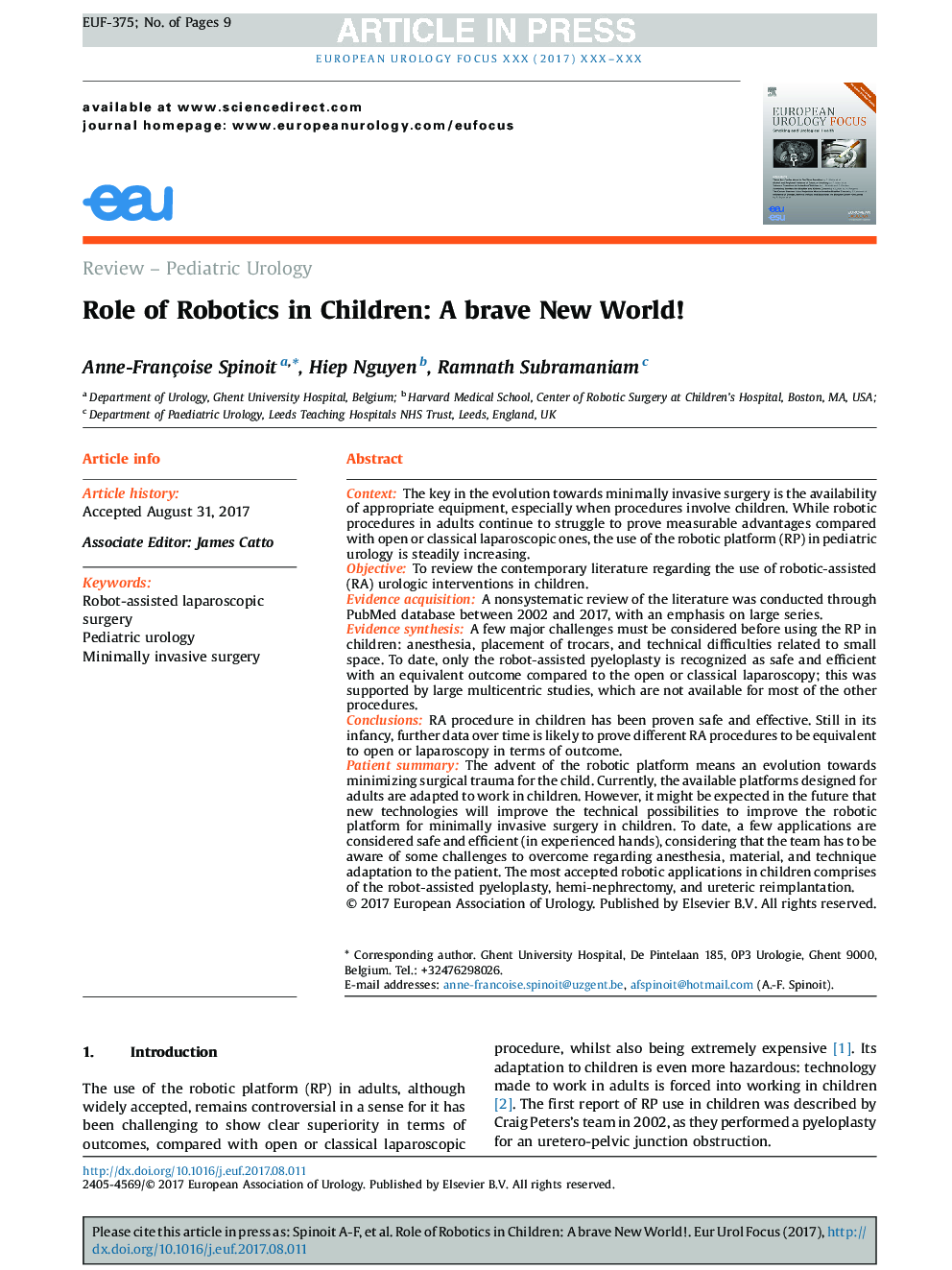 نقش روباتیک در کودکان: یک جهان جدید شجاع! 