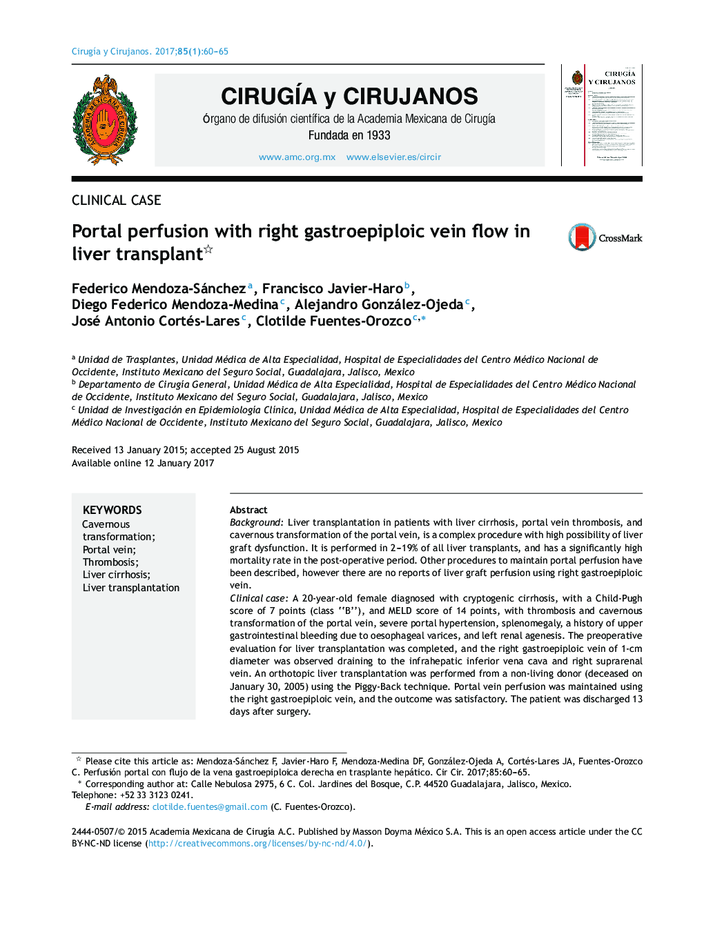 Portal perfusion with right gastroepiploic vein flow in liver transplant