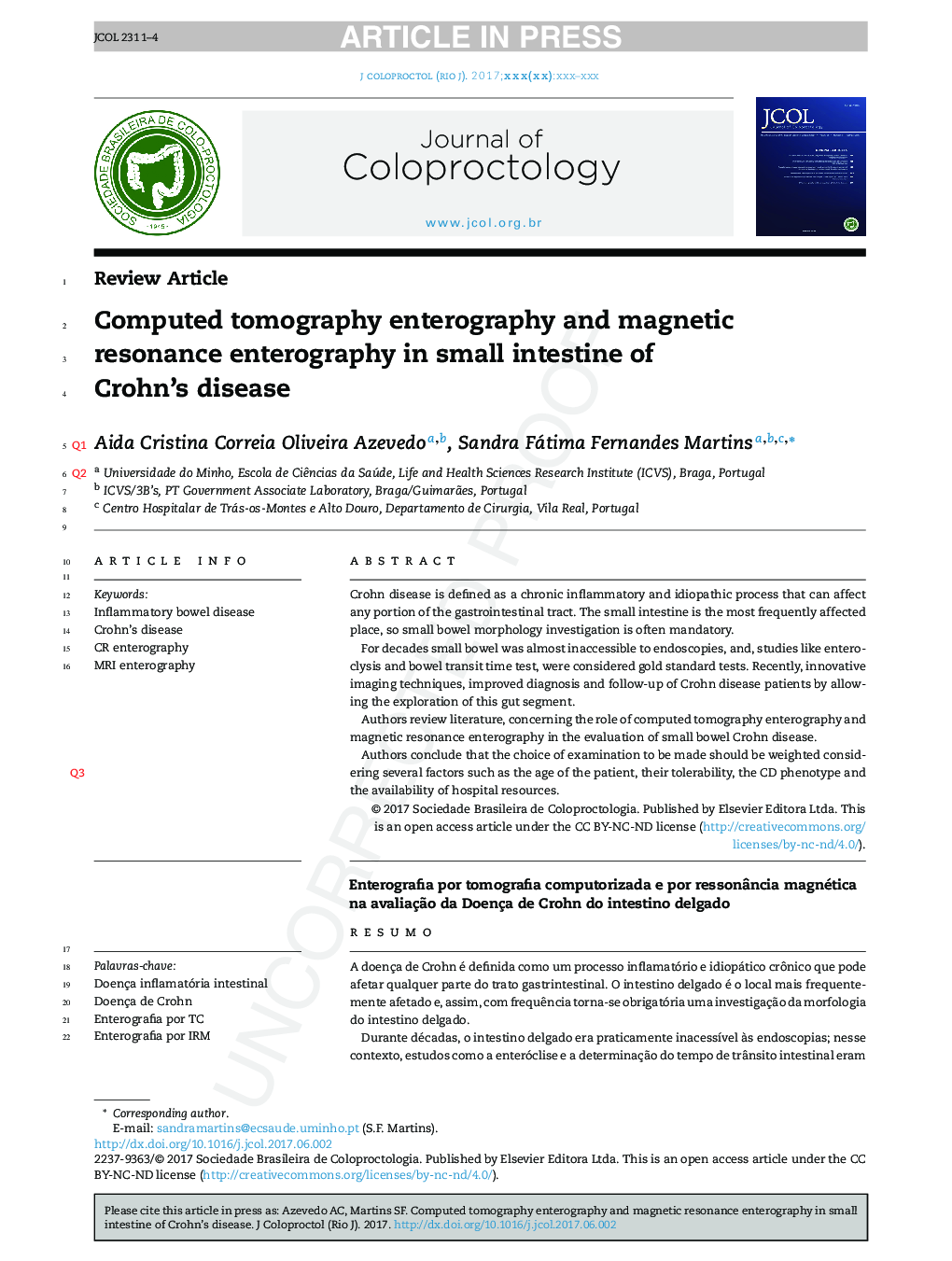 Computed tomography enterography and magnetic resonance enterography in small intestine of Crohn's disease