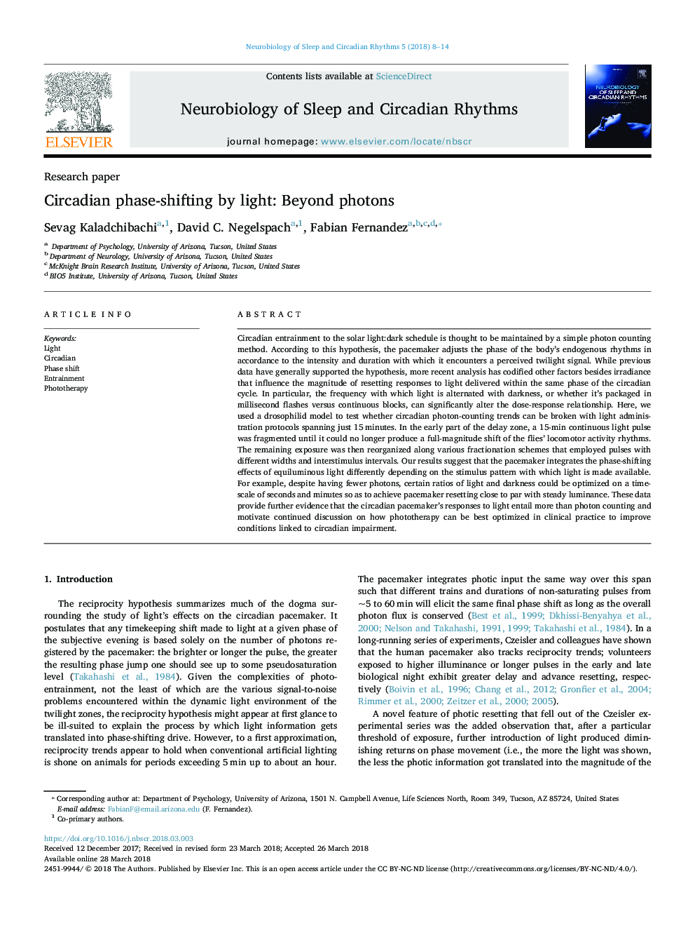 Circadian phase-shifting by light: Beyond photons