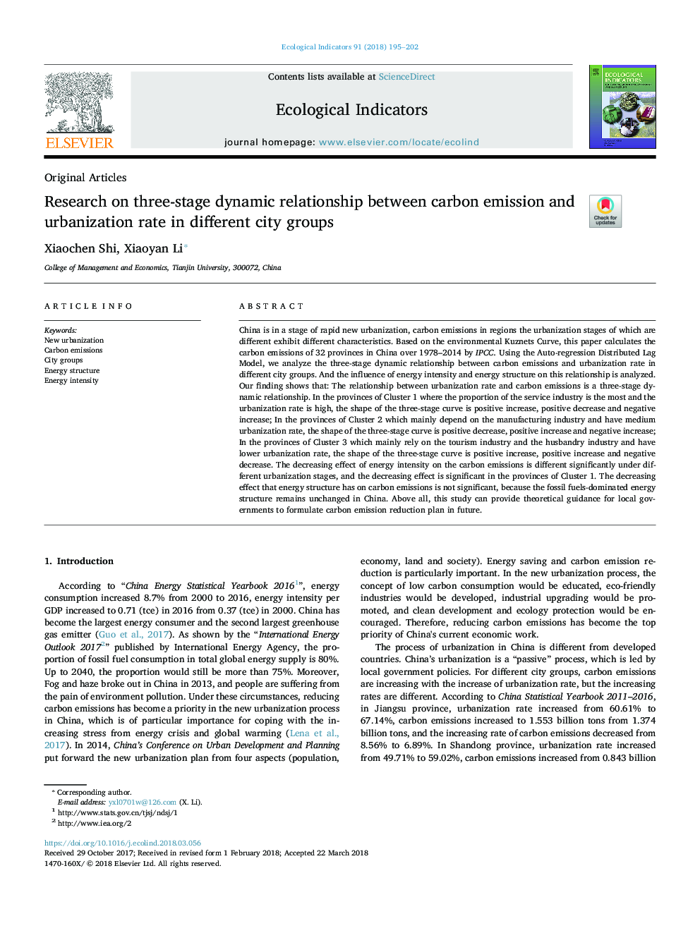 Research on three-stage dynamic relationship between carbon emission and urbanization rate in different city groups