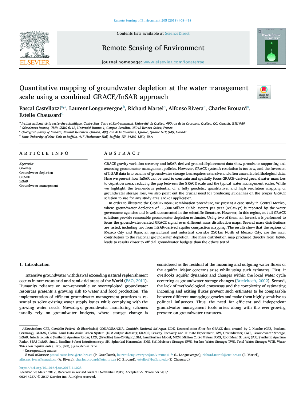 Quantitative mapping of groundwater depletion at the water management scale using a combined GRACE/InSAR approach