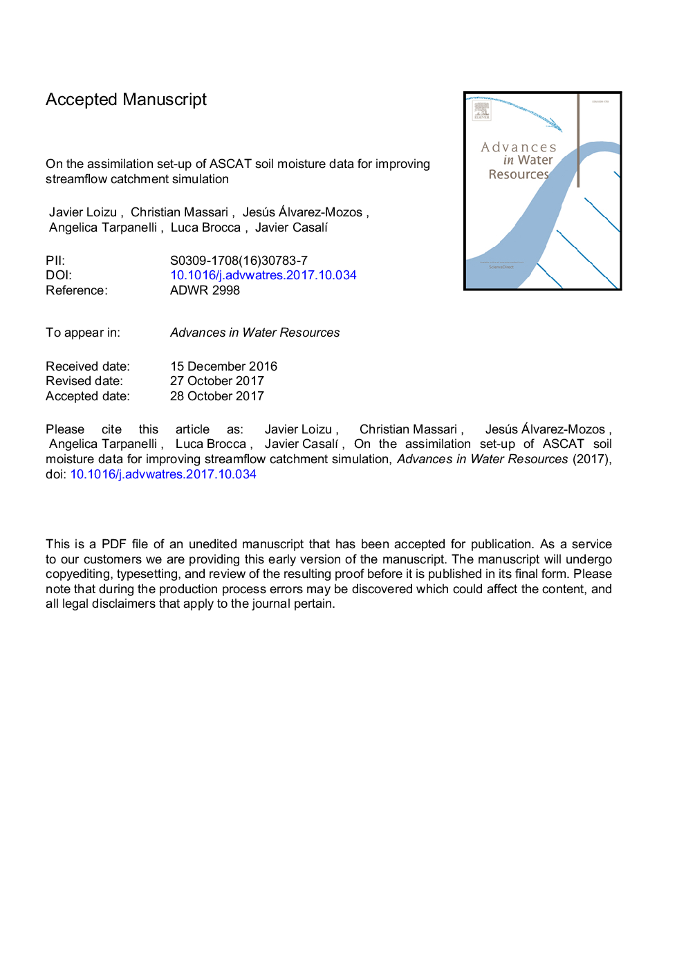 On the assimilation set-up of ASCAT soil moisture data for improving streamflow catchment simulation