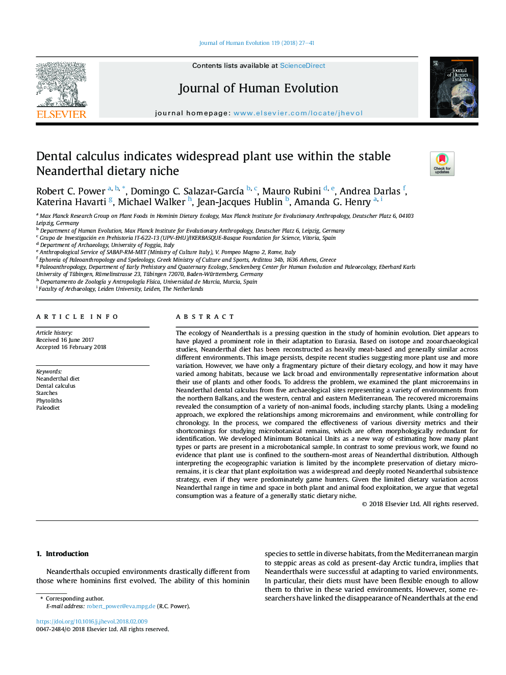 Dental calculus indicates widespread plant use within the stable Neanderthal dietary niche