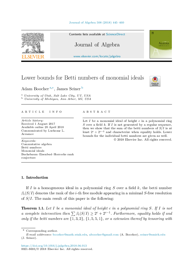 Lower bounds for Betti numbers of monomial ideals