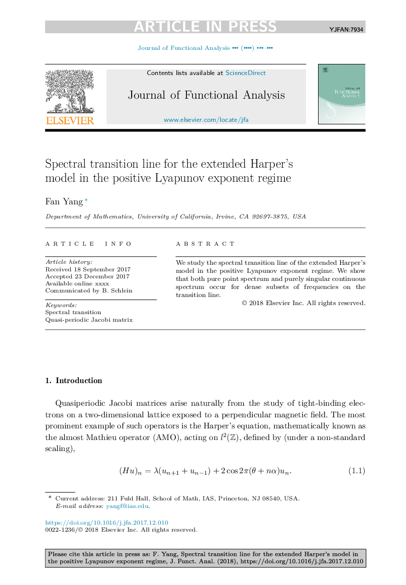 Spectral transition line for the extended Harper's model in the positive Lyapunov exponent regime