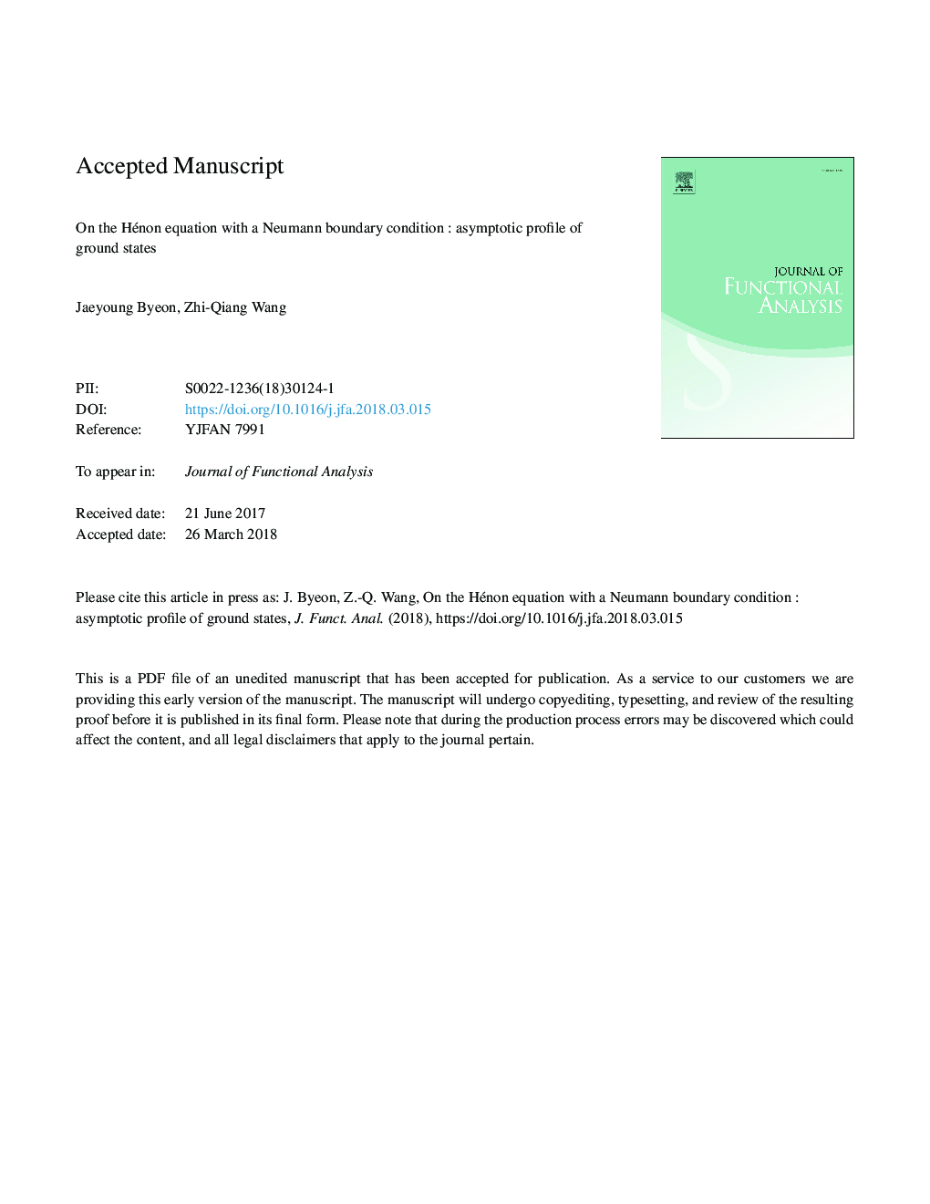 On the Hénon equation with a Neumann boundary condition: Asymptotic profile of ground states