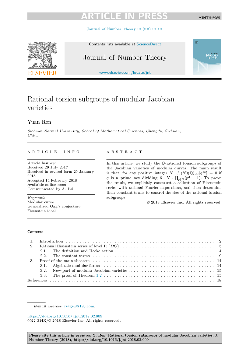 Rational torsion subgroups of modular Jacobian varieties