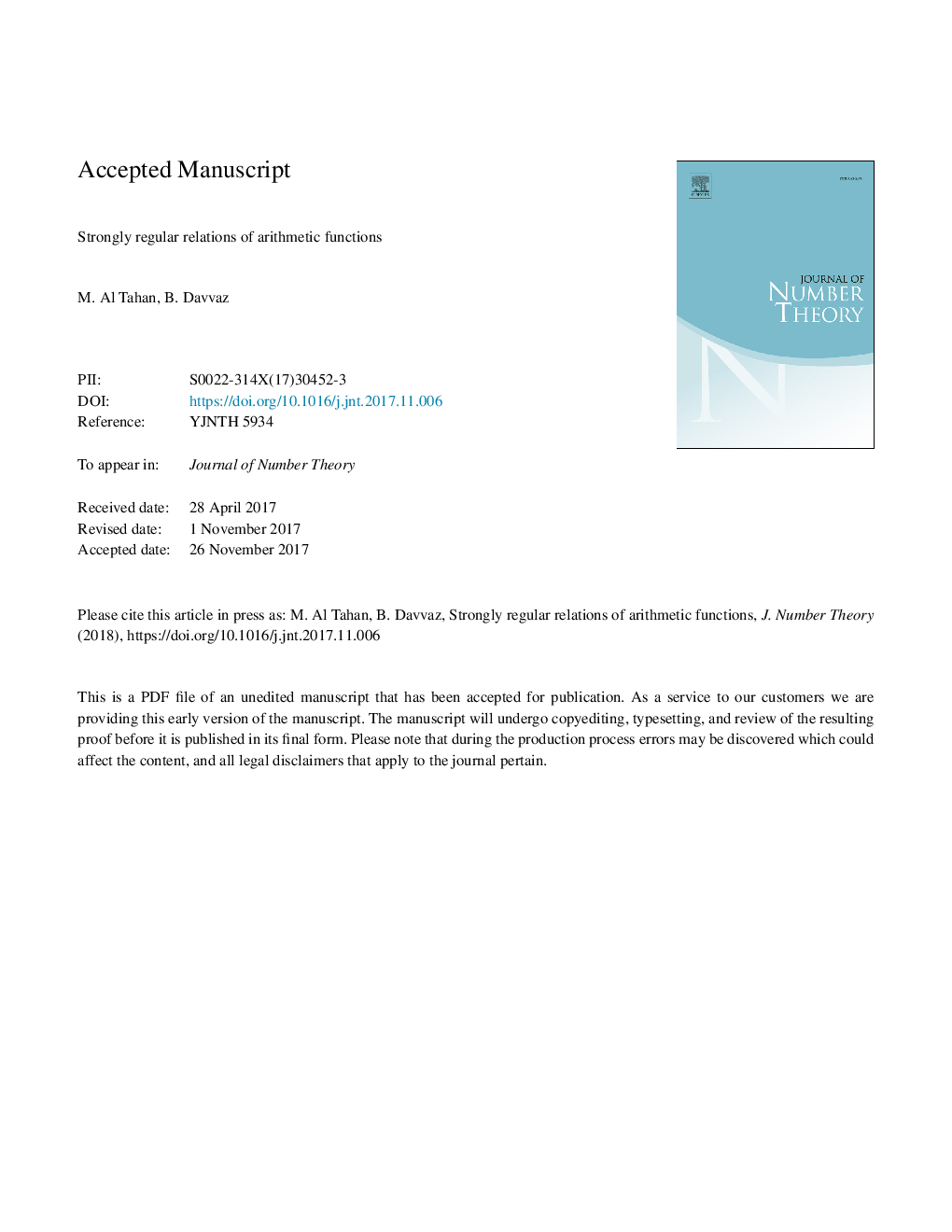 Strongly regular relations of arithmetic functions