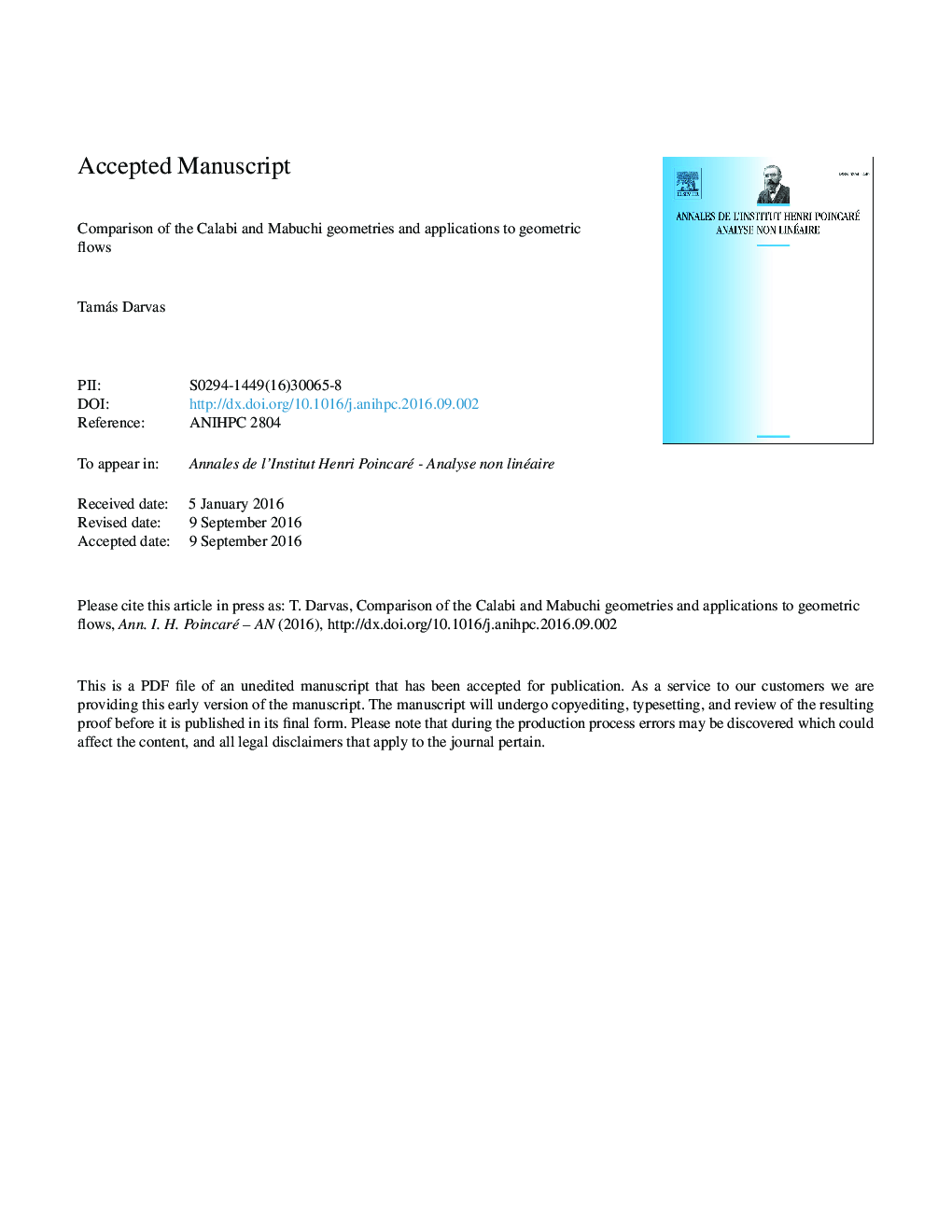 Comparison of the Calabi and Mabuchi geometries and applications to geometric flows