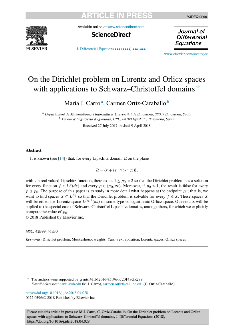 On the Dirichlet problem on Lorentz and Orlicz spaces with applications to Schwarz-Christoffel domains