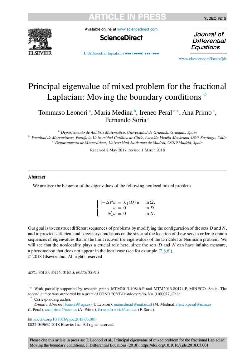 Principal eigenvalue of mixed problem for the fractional Laplacian: Moving the boundary conditions